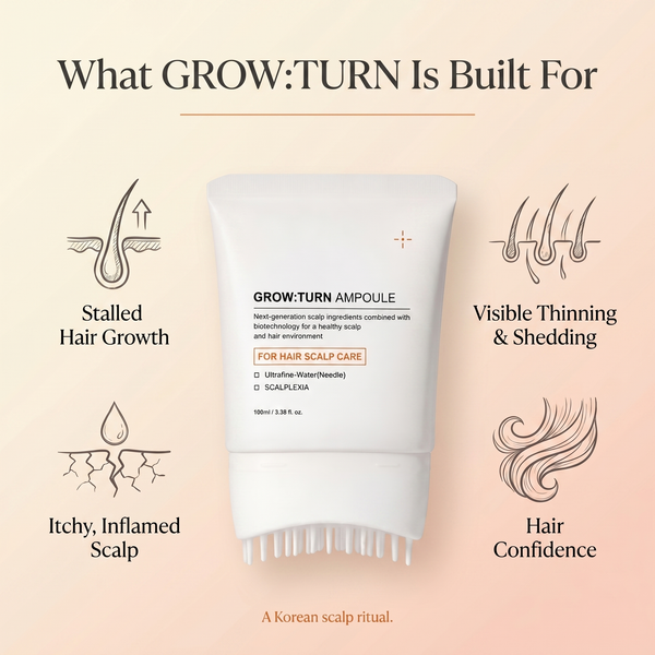 GROW:TURN AMPOULE | Korean Scalp & Hair Serum